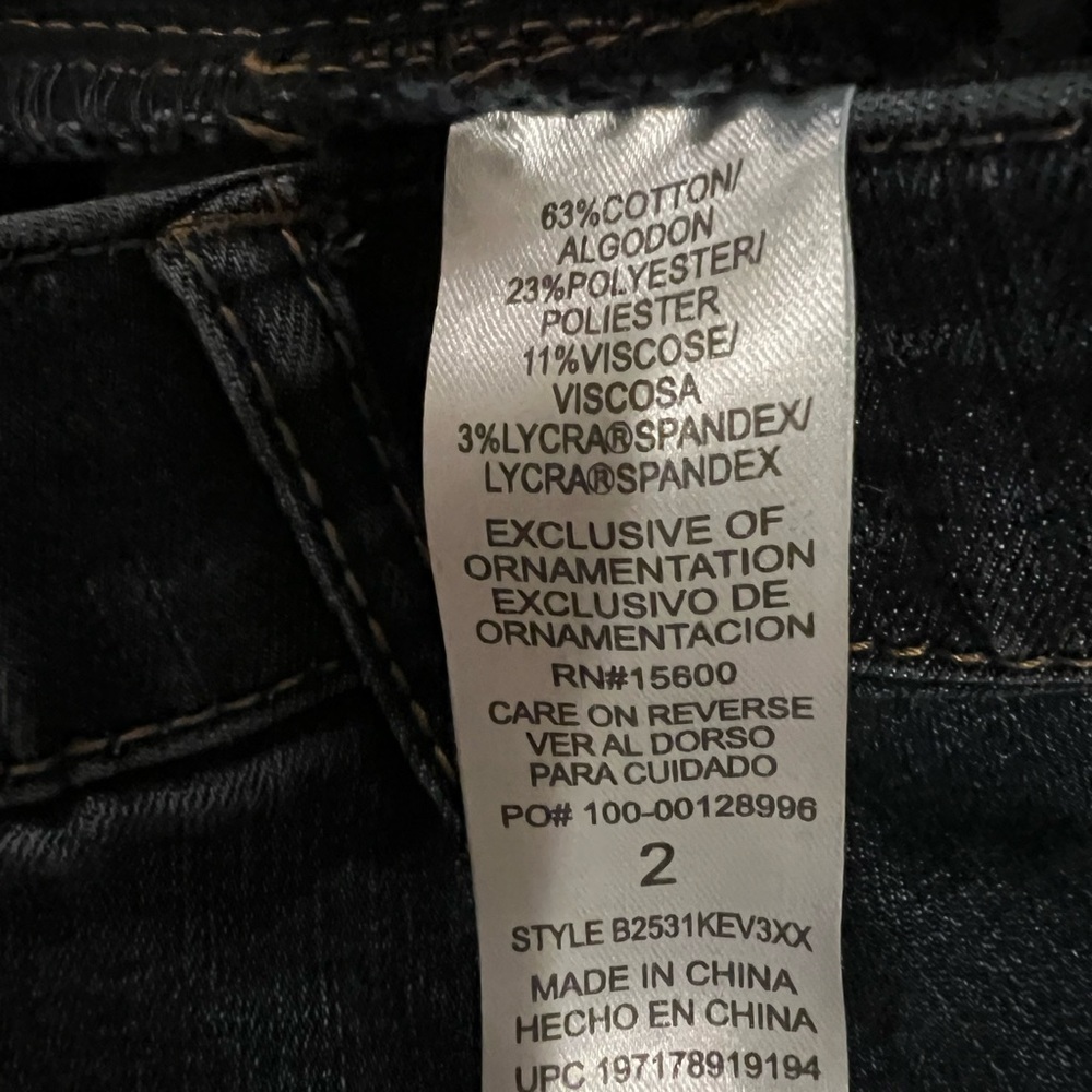 Democracy Flare Dark Blue Jeans - Picture 3 of 7